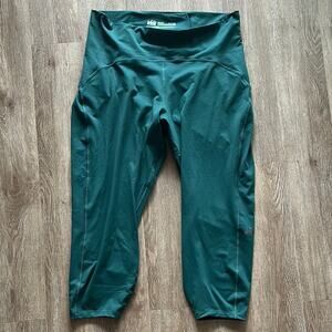REI Active Pursuits 7/8 Tights Emerald Green Size 3X High Waist Workout Leggings